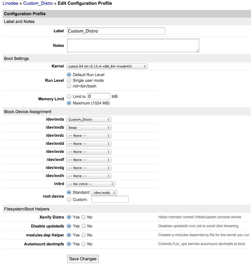 Configuration Profile. Configuration Profile.