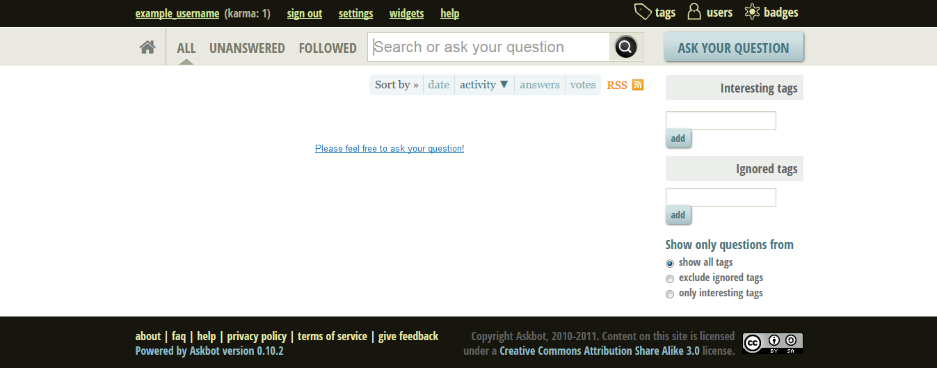 final access to askbot forum final access to askbot forum