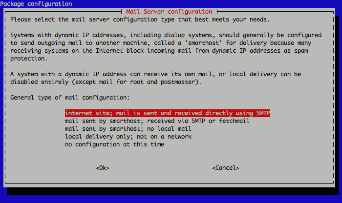 Exim general configuration on Debian 5. Exim general configuration on Debian 5.